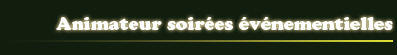 Animateur soirées événementielles - Jeux interactifs